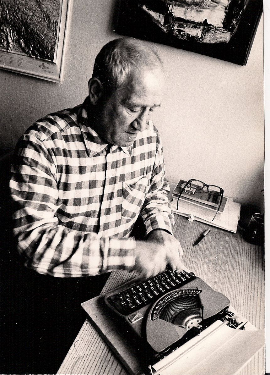 maszyna do pisania i Jan Himilsbach